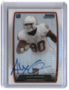 2013 Bowman #RCRA-AO Alex Okafor Chrome Rookie Autographs Refractors - Picture 1 of 2