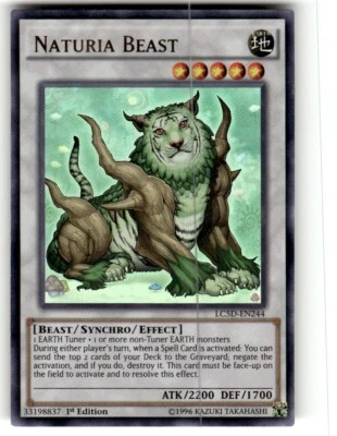 Naturia Beast LC5D-EN244 Legendary Collection 5D's 1st Edition NM - Image 1 of 2