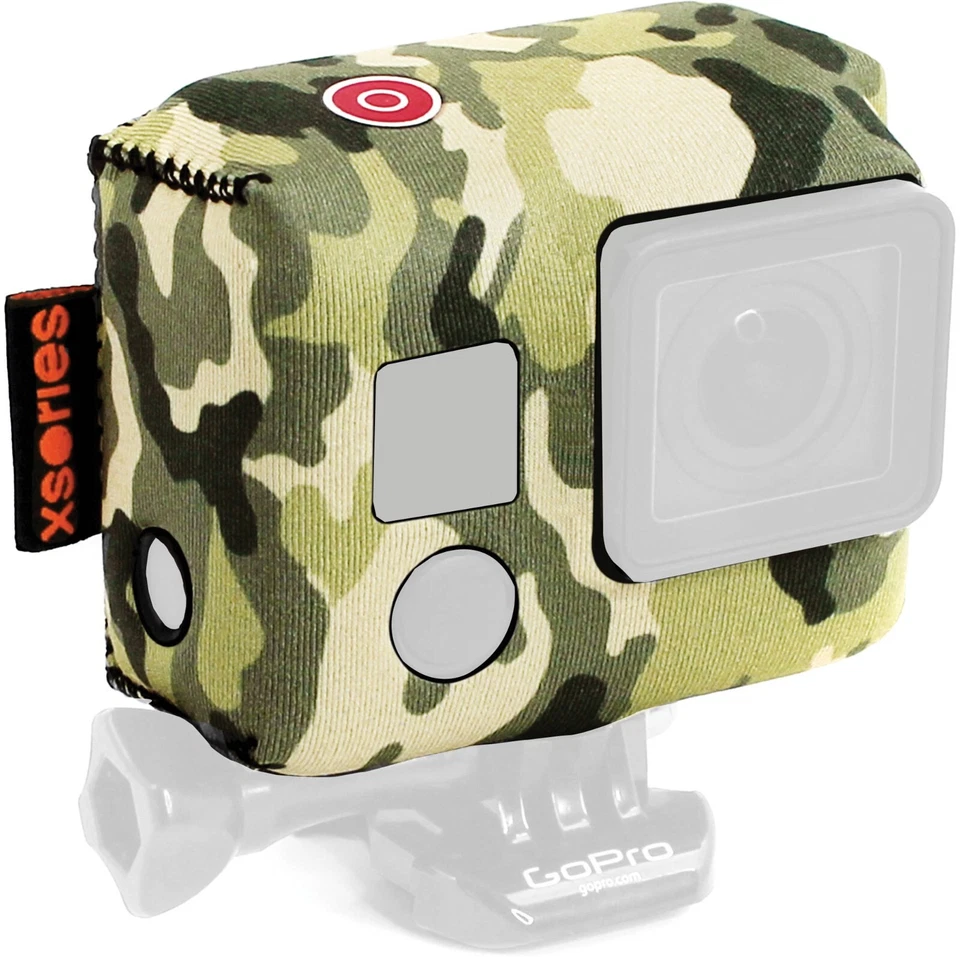 XSories TuXSedo Neoprene JACKET for GoPro Hero 3 3+ 4 Dive/Standard Jungle Camo - Image 1 of 2
