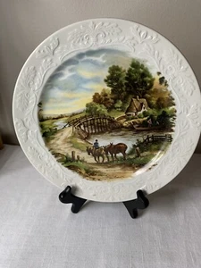 Royal Staffordshire JC Van Hunnik Signed Plate 10” Pastoral - Picture 1 of 8