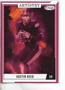 Carta bordo rosso 2024 SAGE Artistry Austin Reed #22 - Foto 1 di 1