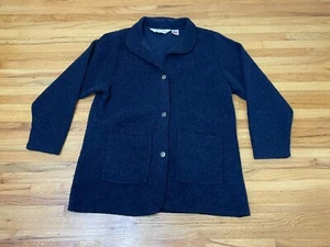 The Vermont Country Store Basic Jacke Damen M Blau Wollmischung Langarm - Bild 1 von 9