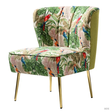 Karat Home Amata Accent Chair - Green  MSRP $399.00 Cover