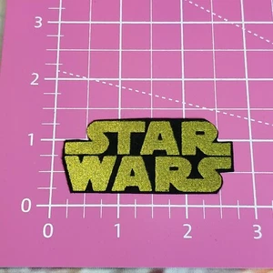 Star Wars Fabric Iron-On Applique Patches For Kids, Jacket Yoda Logo - Picture 1 of 2
