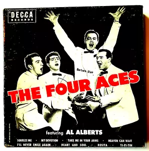THE FOUR ACES featuring Al Alberts - 4 × Vinyl 7" / 45 RPM Box Set VG+ (1952) - Picture 1 of 5