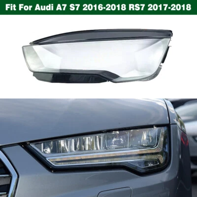 Cubierta del faro izquierdo lente pantalla carcasa sello pegamento para Audi A7 S7 RS7 2017-2018 Foto 1 de 4