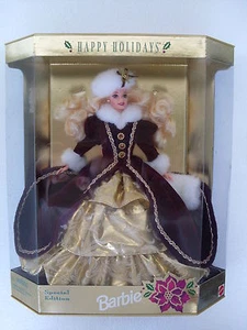 barbie happy holidays special edition 1996 collection collector doll NRFB 15646 - Foto 1 di 5