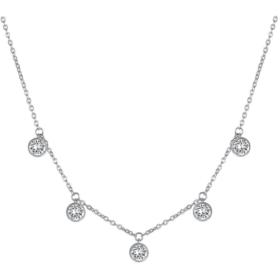 Brosway Collana Donna Symphonia in acciaio con cristalli Bym07