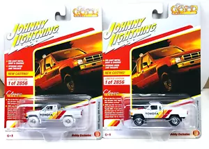 JOHNNY LIGHTNING 1985 TOYOTA SR5 PICKUP HOBBY EXCLUSIVE REG AND WHITE LIGHTNING - Picture 1 of 4