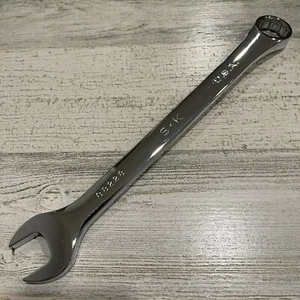 SK Professional Tools 88228 7/8" 12pt SuperKrome Fractional Combo Wrench USA - Picture 1 of 6