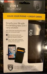 New Exact Fit 2 in 1 Brown Phone & Credit Card Holder Case iPhone 7/8 RFID NIP - Picture 1 of 5