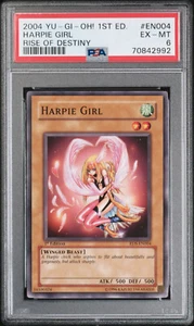 Yugioh Rise of Destiny 1st RDS-EN004 Harpie Girl PSA 6 (Banned Uncensored Art) - Picture 1 of 2