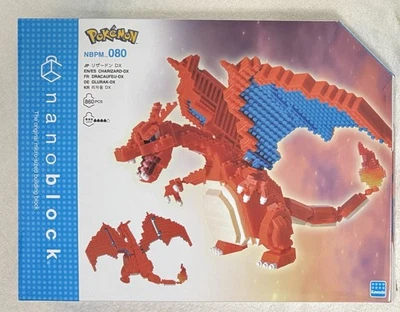 Kawada NBPM_080 Nanoblock Pokemon Charizard Stacking Blocks - Japan Official - Image 1 of 2