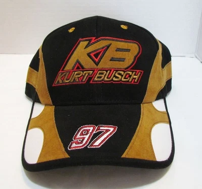 NASCAR KURT BUSCH # 97 SOMBRERO CON CORREA CON ETIQUETA COLGANTE por CHASE AUTHENTICS  Foto 1 de 3