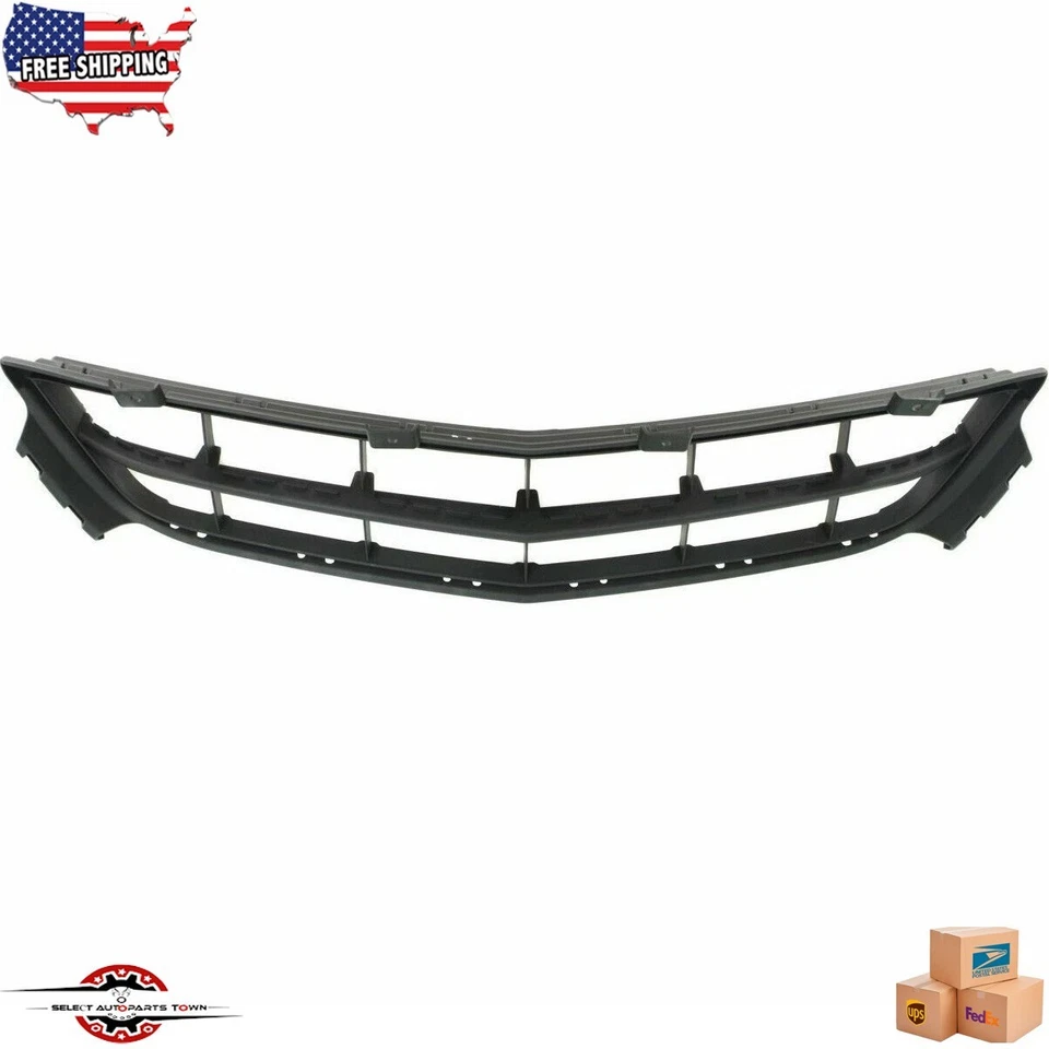Fits 2014 2015 2016 Acura MDX Front Lower Bumper Grille Black Plastic AC1036101 Foto 1 de 4