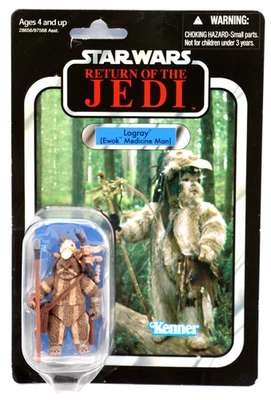 Figura de acción Logray Ewok Medicine Man Star Wars ROTJ 2011 colección vintage Foto 1 de 4