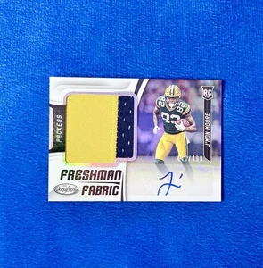 2018 Certified Freshman Fabric Signatures Mirror /499 J'Mon Moore Rookie Auto RC - Picture 1 of 2