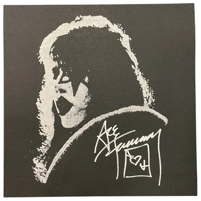 FANHQ Ace Frehley Autographed Custom Letterpress Print KISS Signed Auto