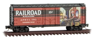 Micro-Trains MTL Z-Scale 40ft Box Car Railroad Magazine Series #2 April 1941 - Picture 1 of 1