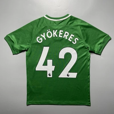 BRIGHTON NIKE 2018/2019 FOOTBALL HOME JERSEY #21 GYOKERES SIZE “Y XL” 894053-341 - Image 1 of 4