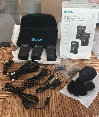 无线 Lavalier 麦克风系统 BY-XM6 S2 2.4Ghz 无线 — 第 1/4 张图片