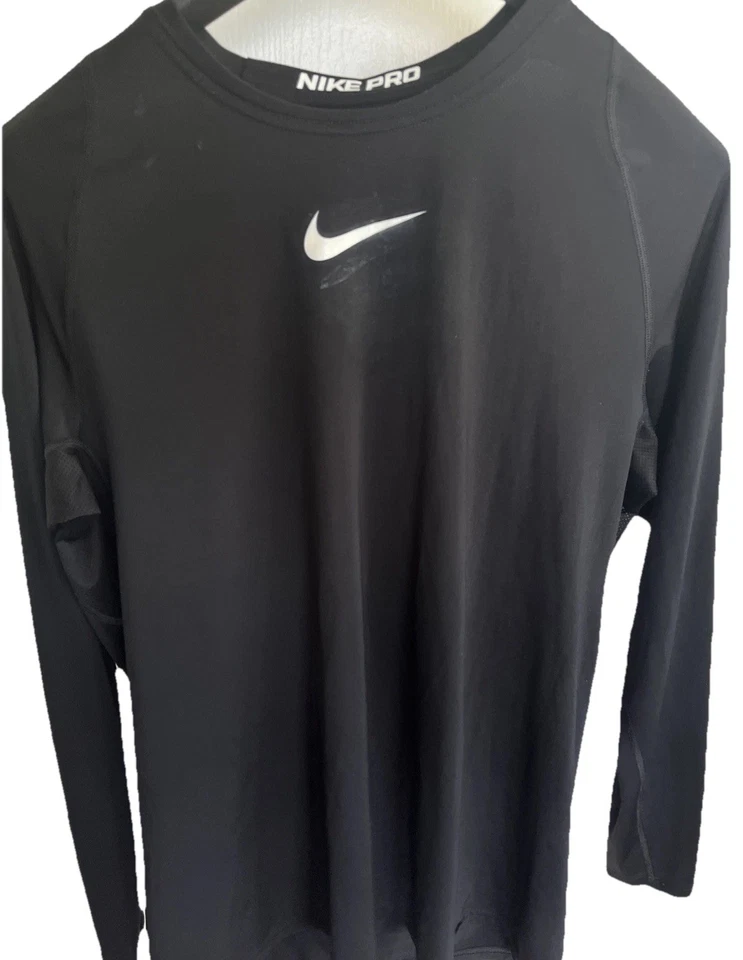 Nike Pro Lite Camisa de Entrenamiento de Compresión para Hombres L Manga Larga Gimnasio Capa Base Correr Foto 1 de 4