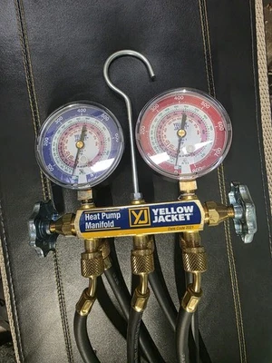 Colector bomba de calor Yellow Jacket 42041 R/22/407C/410A grados F Foto 1 de 2
