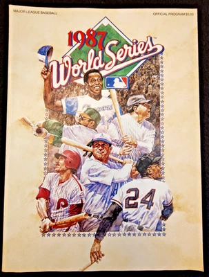 1987 WORLD SERIES PROGRAM MINNESOTA TWINS V. ST. LOUIS CARDINALS - VG-EX+ - Image 1 of 4