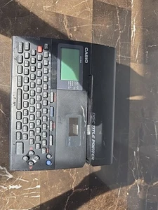 Casio CW-K85 Thermal Disc Title Printer Used Works Battery Operated - Picture 1 of 6