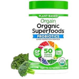 Organic Superfoods Powder 50 Plant Based Superfoods Vegan Gut Health 20 Servings - Picture 1 of 5