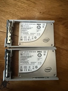 Dell 0MVTNM 120GB SSD SATA 2.5" 6G inc Caddy x 2 Units - Picture 1 of 1