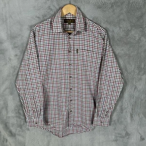 Musto Long Sleeve Checked Shirt Mens Medium Multicolour Cotton - Picture 1 of 7