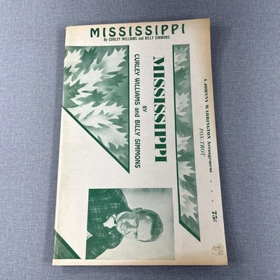 Mississippi by Williams 1950 Acuff Sheet Music Band Arrangements - Image 1 of 4