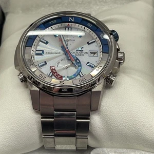 CASIO OSIANAS OCW-P1000-7AJF Solar Titanio Impermeable Usado - Imagen 1 de 7