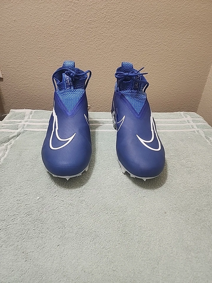 Nike Alpha Menace Elite 3 Men's Size 10 Football Cleats Royal Blue CT6648-414