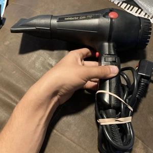 Secador de pelo profesional ligero Twin Turbo 3200 - Turbo Power color negro - Imagen 1 de 10