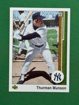 2007 Upper Deck Baseball 1989 reimpresiones #89UD-TM Thurman Munson Foto 1 de 2