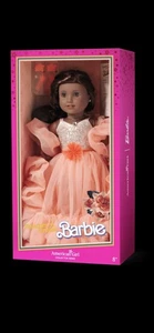 American Girl Peaches ’n Cream Barbie Collector Dark Brown Hair Doll New w Box - Picture 1 of 8
