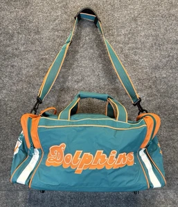 Vintage Miami Dolphins Duffel Bag Team NFL A.D.S. Sport Teal Orange AFC - Bild 1 von 10