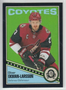 19/20 OPC Arizona Coyotes Oliver Ekman-Larsson Black card #71 Ltd #73/100 - Picture 1 of 2
