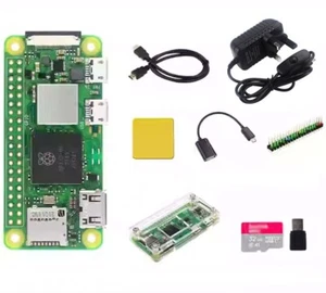 Raspberry Pi Zero 2 W Starter Kit Case Power Supply Heatsink HDMI 32GB SD Card - Picture 1 of 7