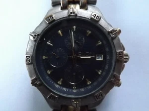 Elgin Quartz Chronograph Watch with Date & Rotating Bezel FCM191 117 OS10 - Picture 1 of 8