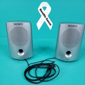 Sony (SRS-P7) Mini passives kabelgebundenes Stereo tragbares linkes & rechtes Lautsprechersystem - Bild 1 von 5