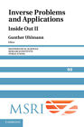 Inverse Problems and Applications Inside Out II Uhlmann Hardback 9781107032019