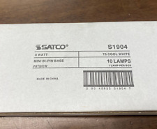 SATCO S1904 F8t5/cw 8 Watt Mini Bi Pin Base T5 Cool White Fluorescent Tube