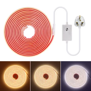 240V Dimmer LED Strip Lights High Density Waterproof Tape Cabinet Kitchen Light - Picture 1 of 15