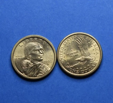 2003 D Sacagawea Native American Golden Dollar Cover