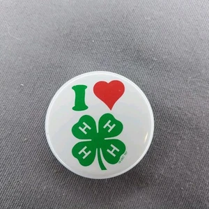 I Love 4H Landwirtschaft 1,5" Knopf  - Bild 1 von 2
