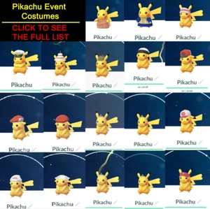 Pikachu Costume Theme Exclusive Festival Limited Edition Pokemon Event Go - Picture 1 of 20