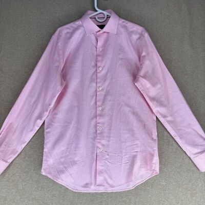 Bugatchi Uomo Comfort Stretch Men's Size 15.5-34/35 Long Sleeves Dress Shirt - Image 1 of 4